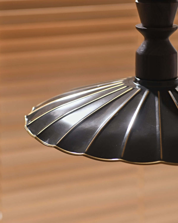 Aerial Ballet Chandelier β Elegant Walnut & Brass Lighting Fixture | Vinlighting