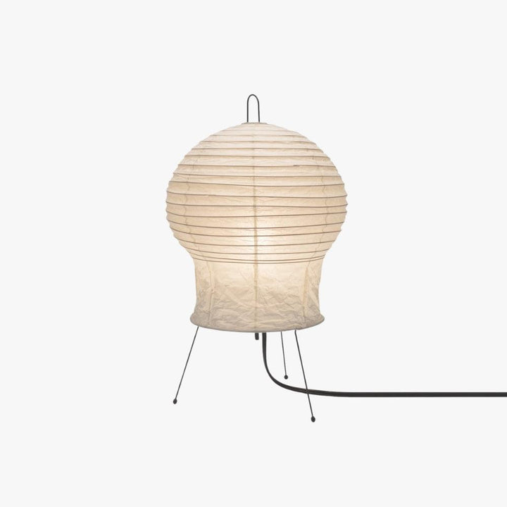 Akari 2N Table Lamp, a Japandi style white accent lamp with a unique art deco design, perfect for any modern living space.