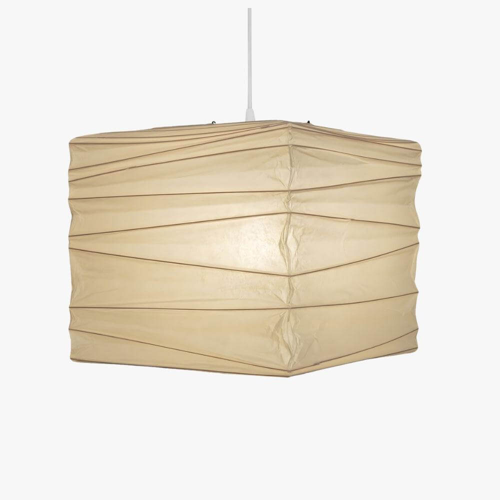 Akari 33X 45X Square Rice Paper Pendant Light | Office Hanging