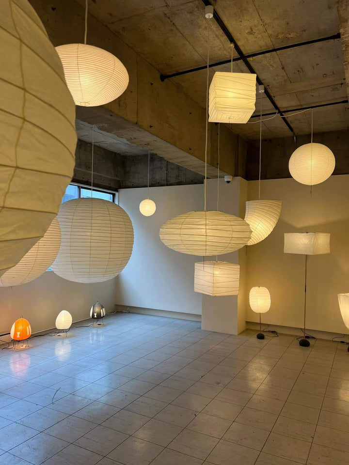Akari 50EN | 70EN | 95EN Washi Paper Pendant Light | Vinlighting | Vinlighting | Vinlighting