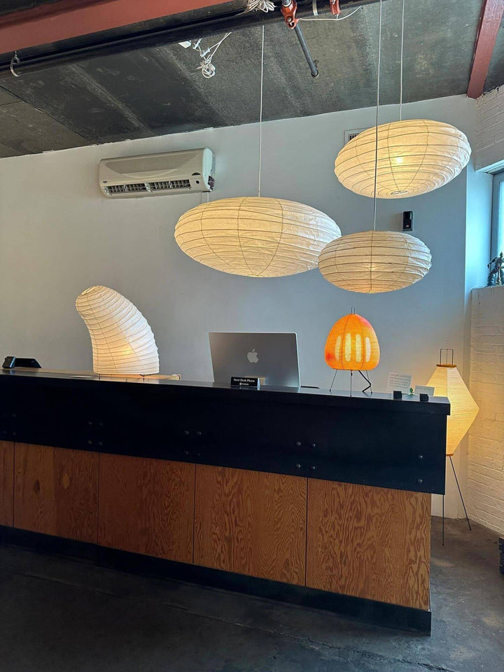 Akari 50EN | 70EN | 95EN Washi Paper Pendant Light | Vinlighting | Vinlighting | Vinlighting