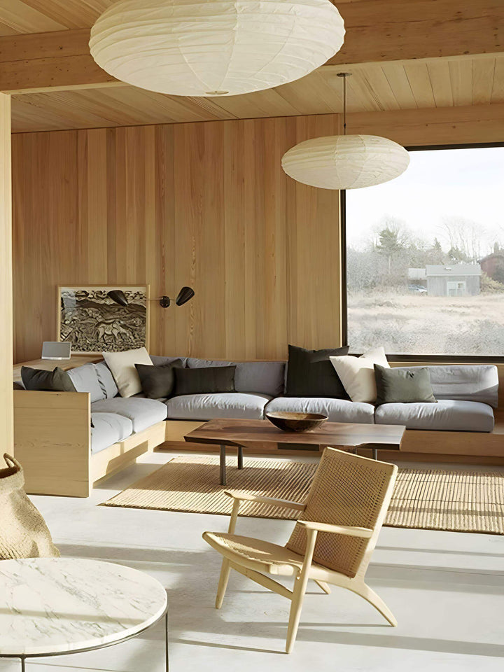 Akari 50EN | 70EN | 95EN Washi Paper Pendant Light | Vinlighting | Vinlighting | Vinlighting
