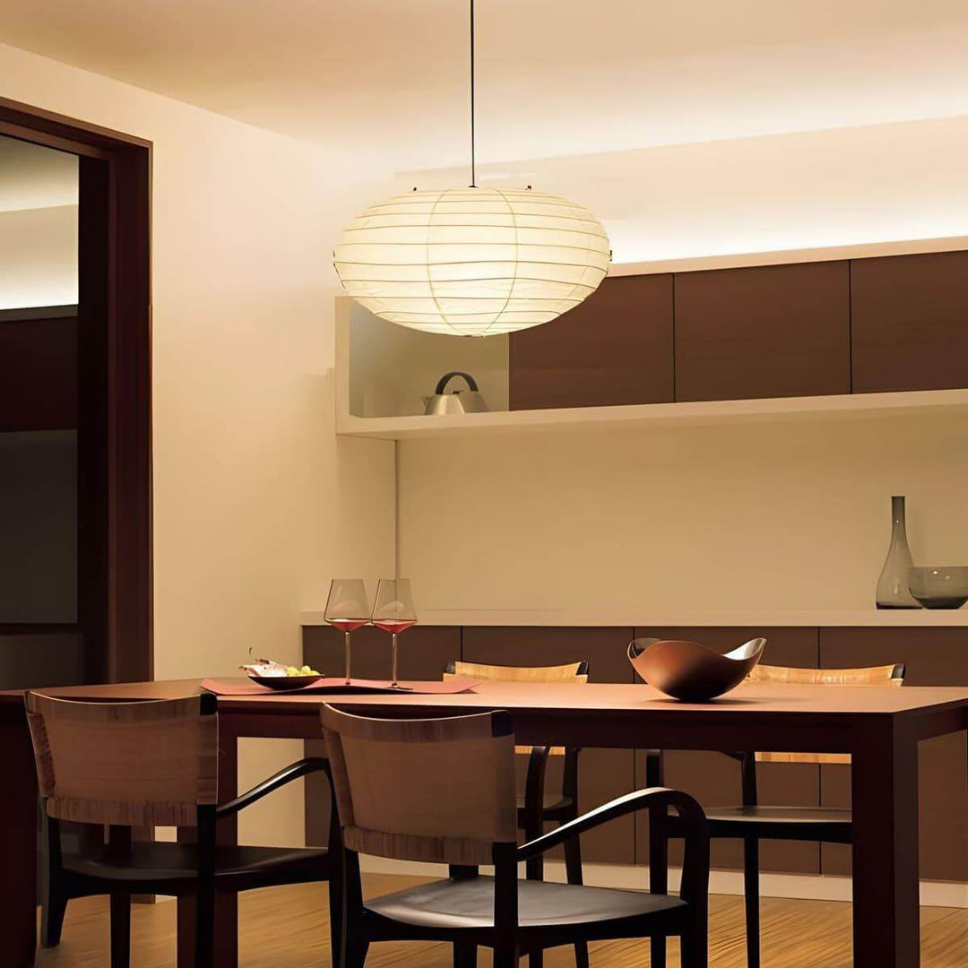 Akari 50EN | 70EN | 95EN Washi Paper Pendant Light | Vinlighting | Vinlighting | Vinlighting
