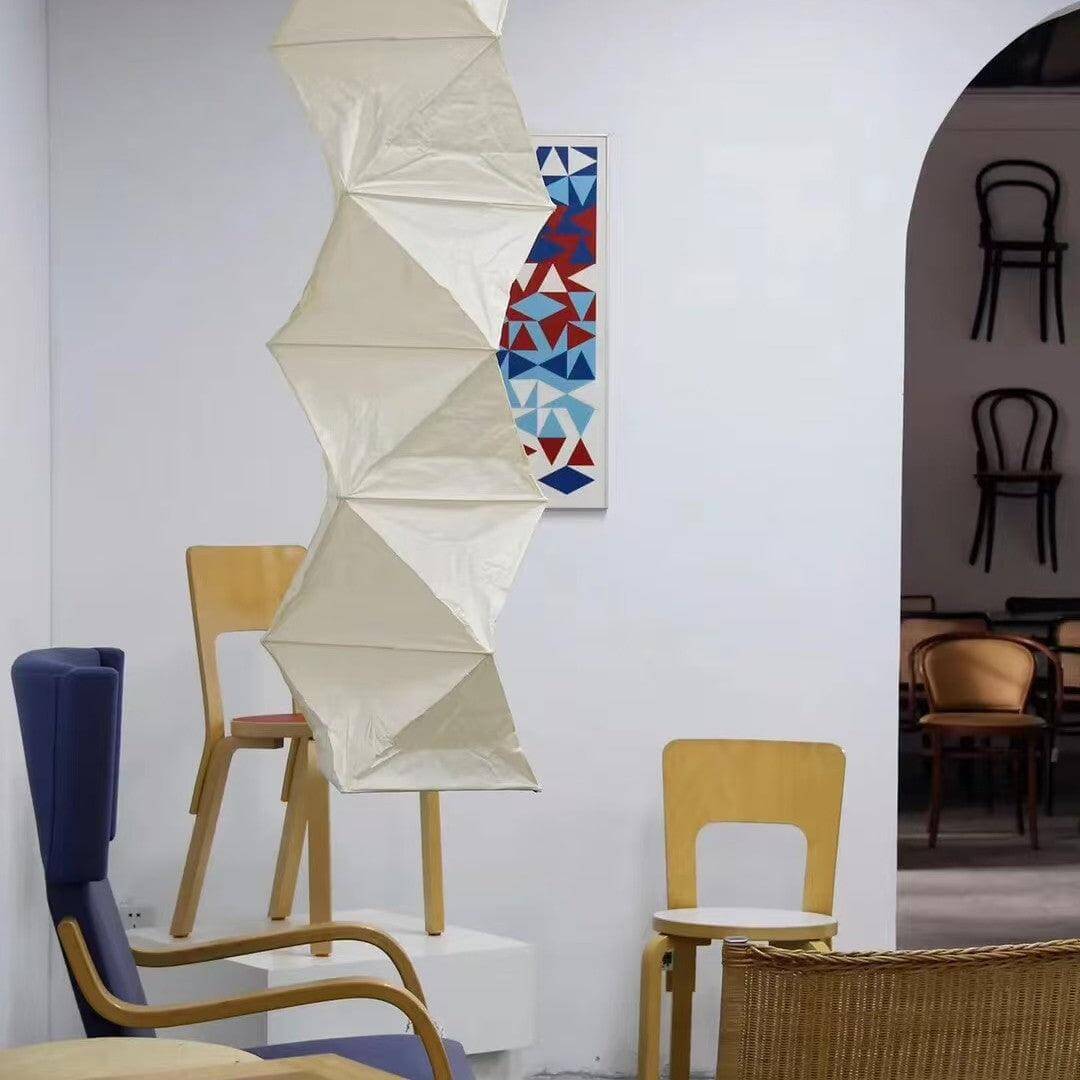 Akari L8 Washi Paper Pendant Light - Modern Hanging Lamp for Hallway | Vinlighting | Vinlighting