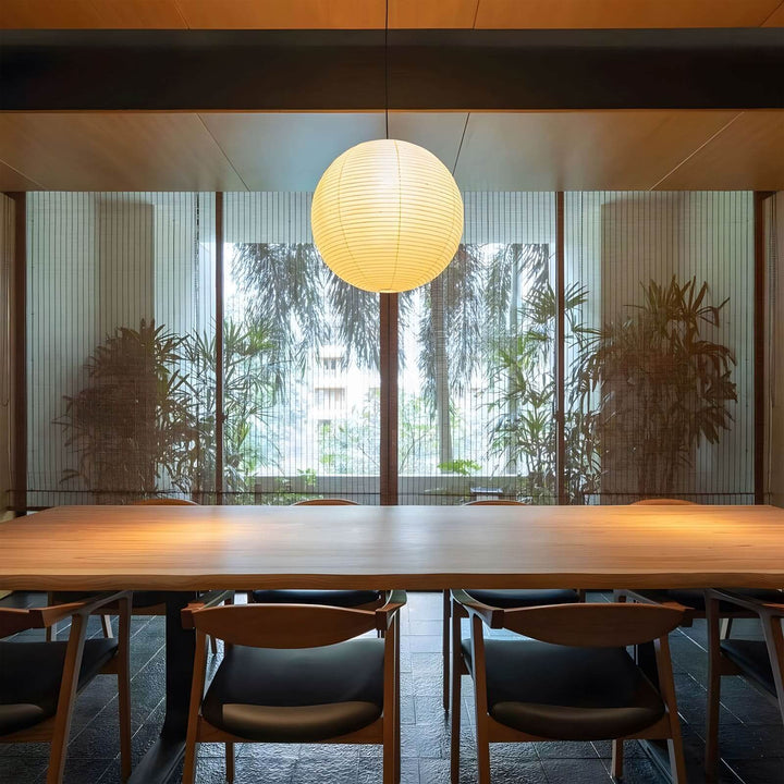 Akari Paper Japanese Lantern Hanging Light | 55A | 75A | 100A | 120A | Vinlighting