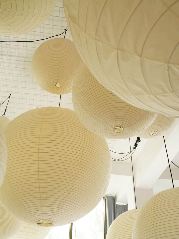 Akari Paper Japanese Lantern Hanging Light | 55A | 75A | 100A | 120A | Vinlighting
