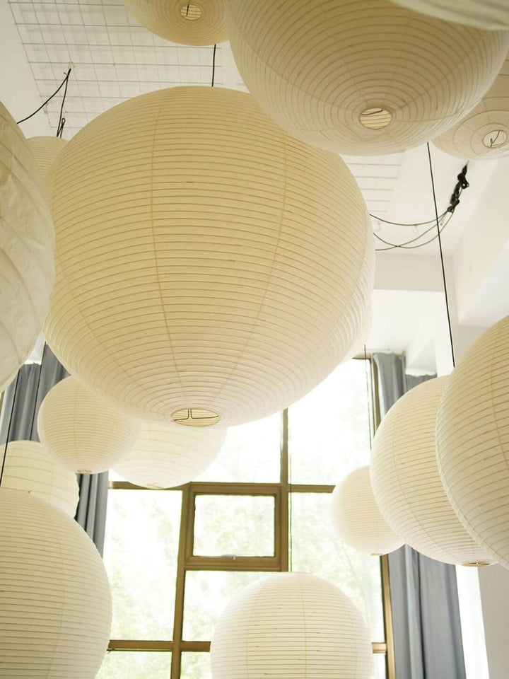 Akari Paper Japanese Lantern Hanging Light | 55A | 75A | 100A | 120A | Vinlighting