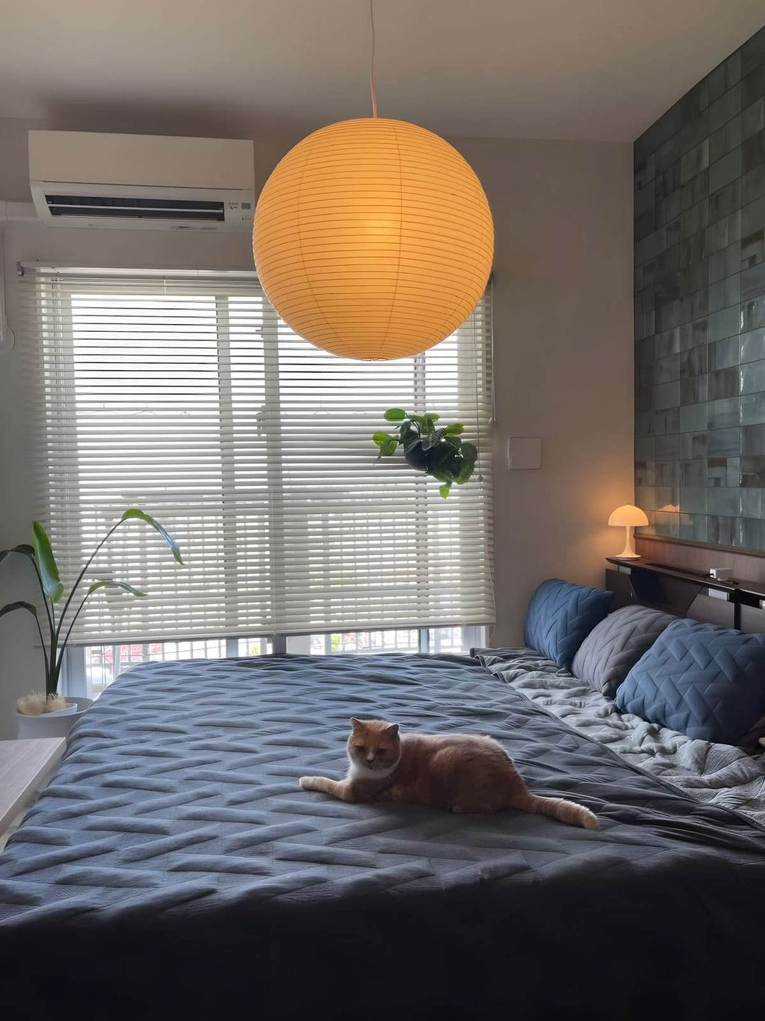 Akari Paper Japanese Lantern Hanging Light | 55A | 75A | 100A | 120A | Vinlighting