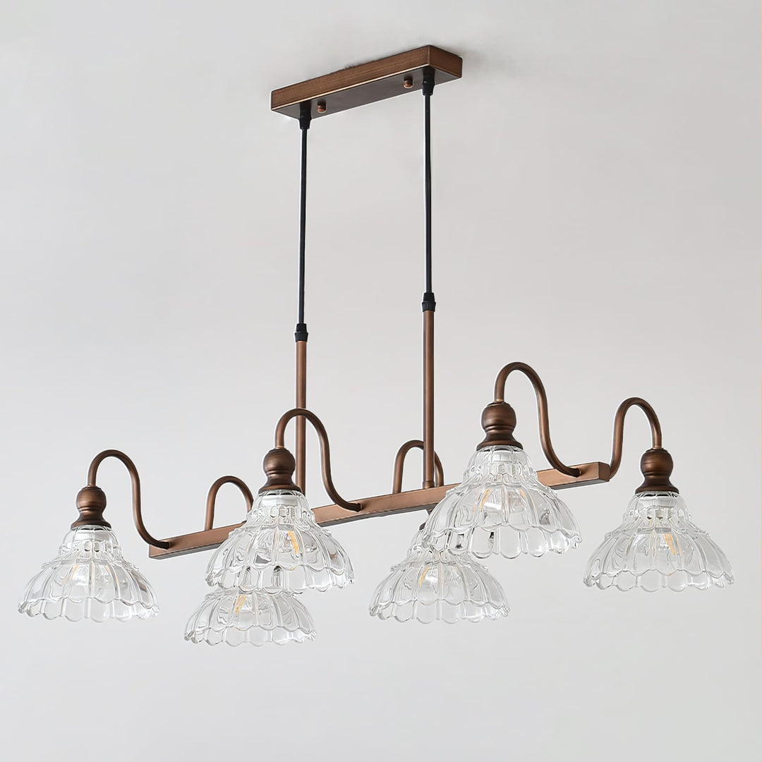 Alto Chandelier โ Vintage Glass Light for Bedroom & Living Room