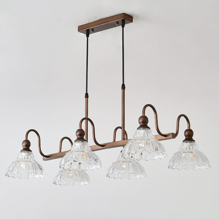 Alto Chandelier โ Vintage Glass Light for Bedroom & Living Room