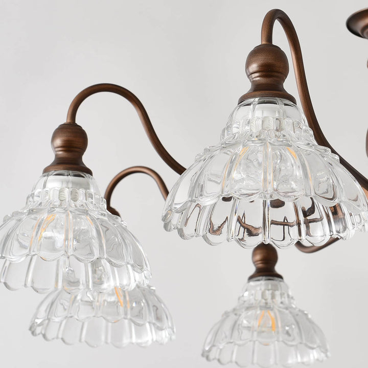 Alto Chandelier โ Vintage Glass Light for Bedroom & Living Room
