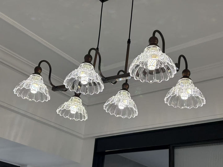 Alto Chandelier โ Vintage Glass Light for Bedroom & Living Room