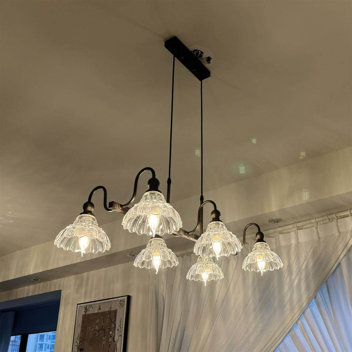 Alto Chandelier โ Vintage Glass Light for Bedroom & Living Room