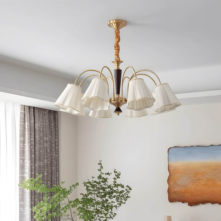 Ardelyn Brass Chandelier – Vintage Brass Dining Fixture