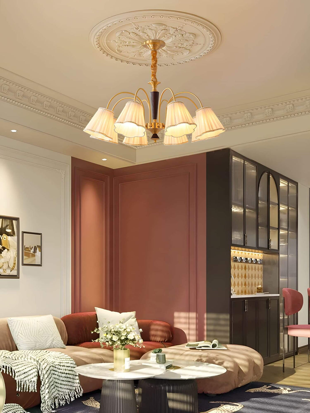Ardelyn Brass Chandelier – Vintage Brass Dining Fixture