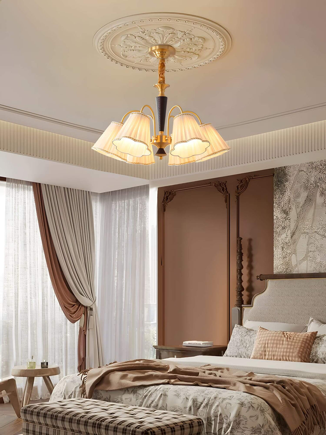Ardelyn Brass Chandelier – Vintage Brass Dining Fixture