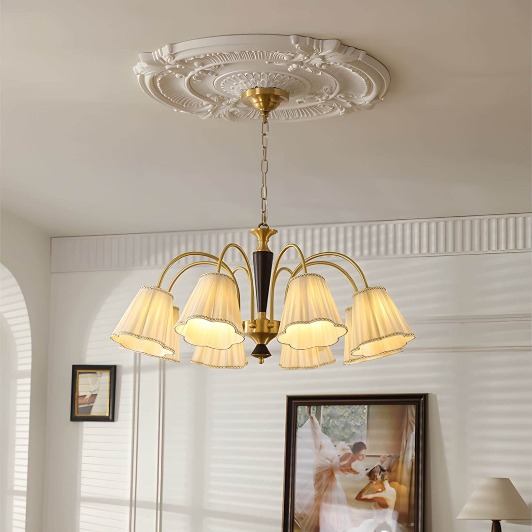 Ardelyn Brass Chandelier – Vintage Brass Dining Fixture
