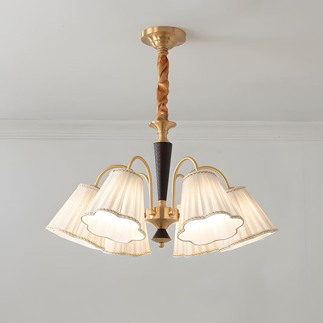 Ardelyn Brass Chandelier – Vintage Brass Dining Fixture