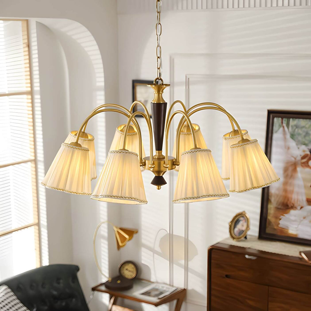 Ardelyn Brass Chandelier – Vintage Brass Dining Fixture