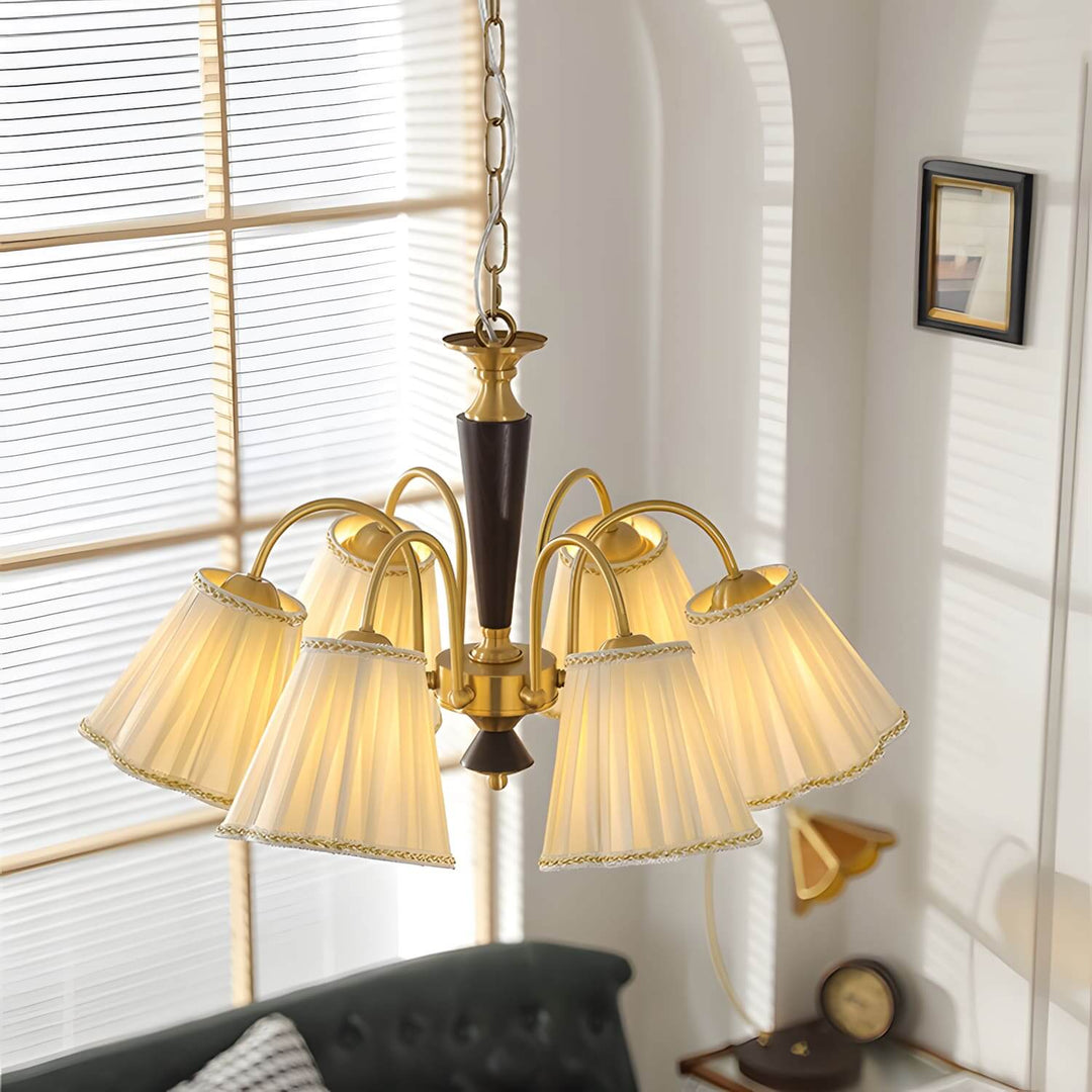 Ardelyn Brass Chandelier – Vintage Brass Dining Fixture