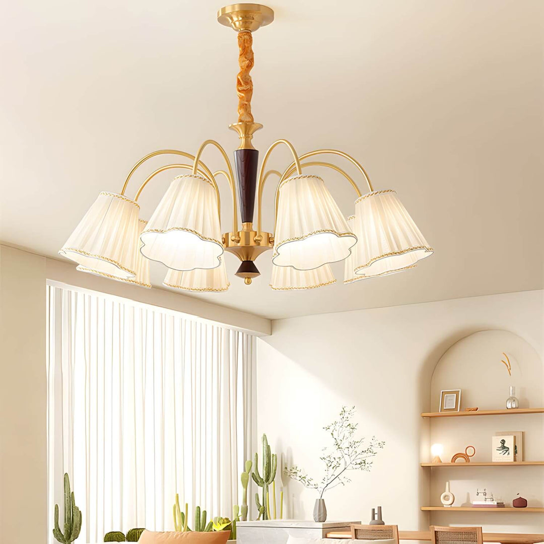 Ardelyn Brass Chandelier – Vintage Brass Dining Fixture