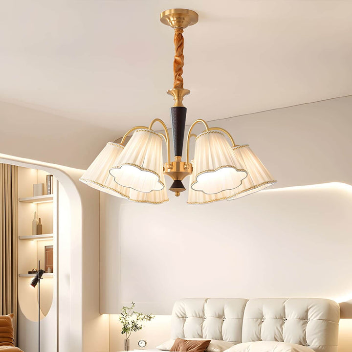 Ardelyn Brass Chandelier – Vintage Brass Dining Fixture