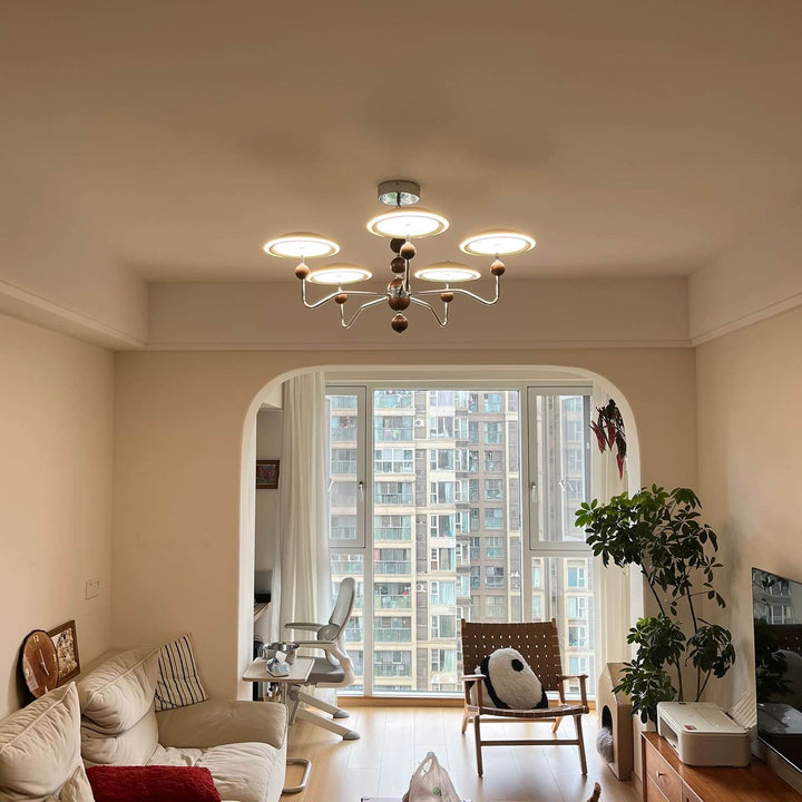 Aurelia Chandelier โ Contemporary Mid Century Bedroom Light
