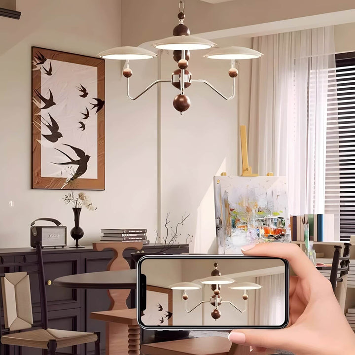 Aurelia Chandelier โ Contemporary Mid Century Bedroom Light
