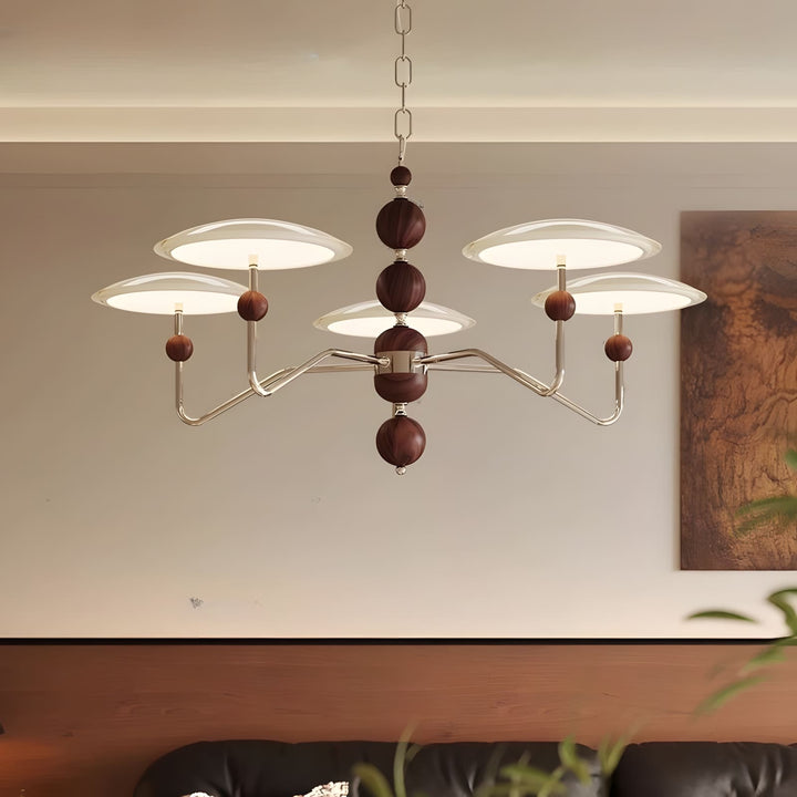 Aurelia Chandelier โ Contemporary Mid Century Bedroom Light