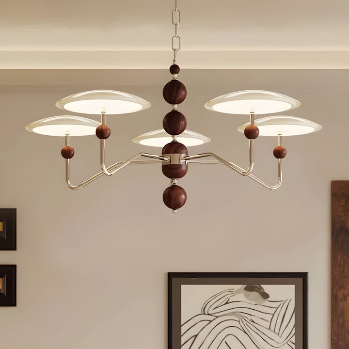 Aurelia Chandelier โ Contemporary Mid Century Bedroom Light
