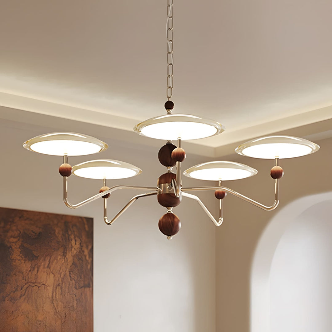 Aurelia Chandelier โ Contemporary Mid Century Bedroom Light