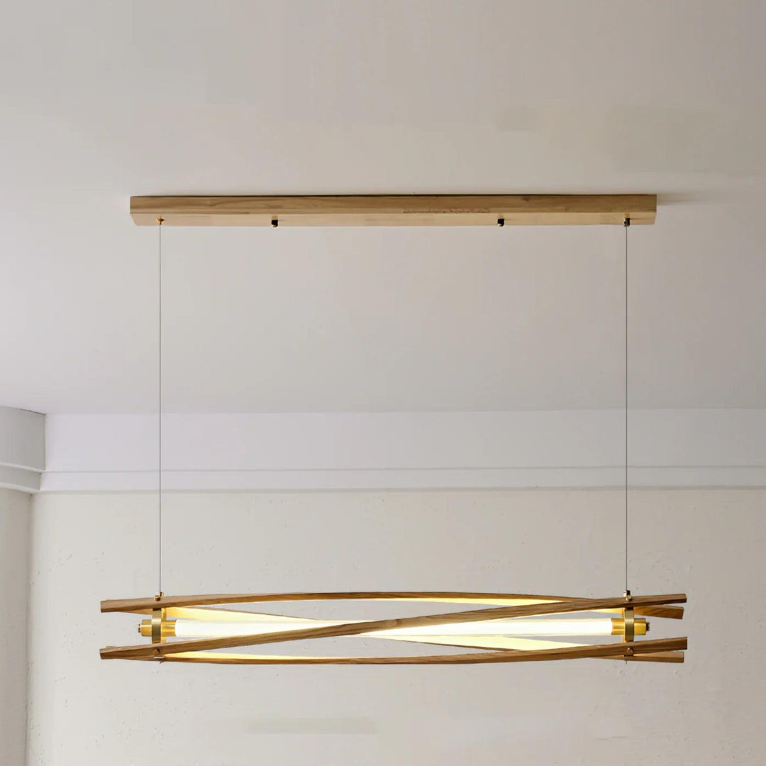 Axis Wood Chandelier – Modern Elegance with Organic Wooden Design | Vinlighting | Vinlighting