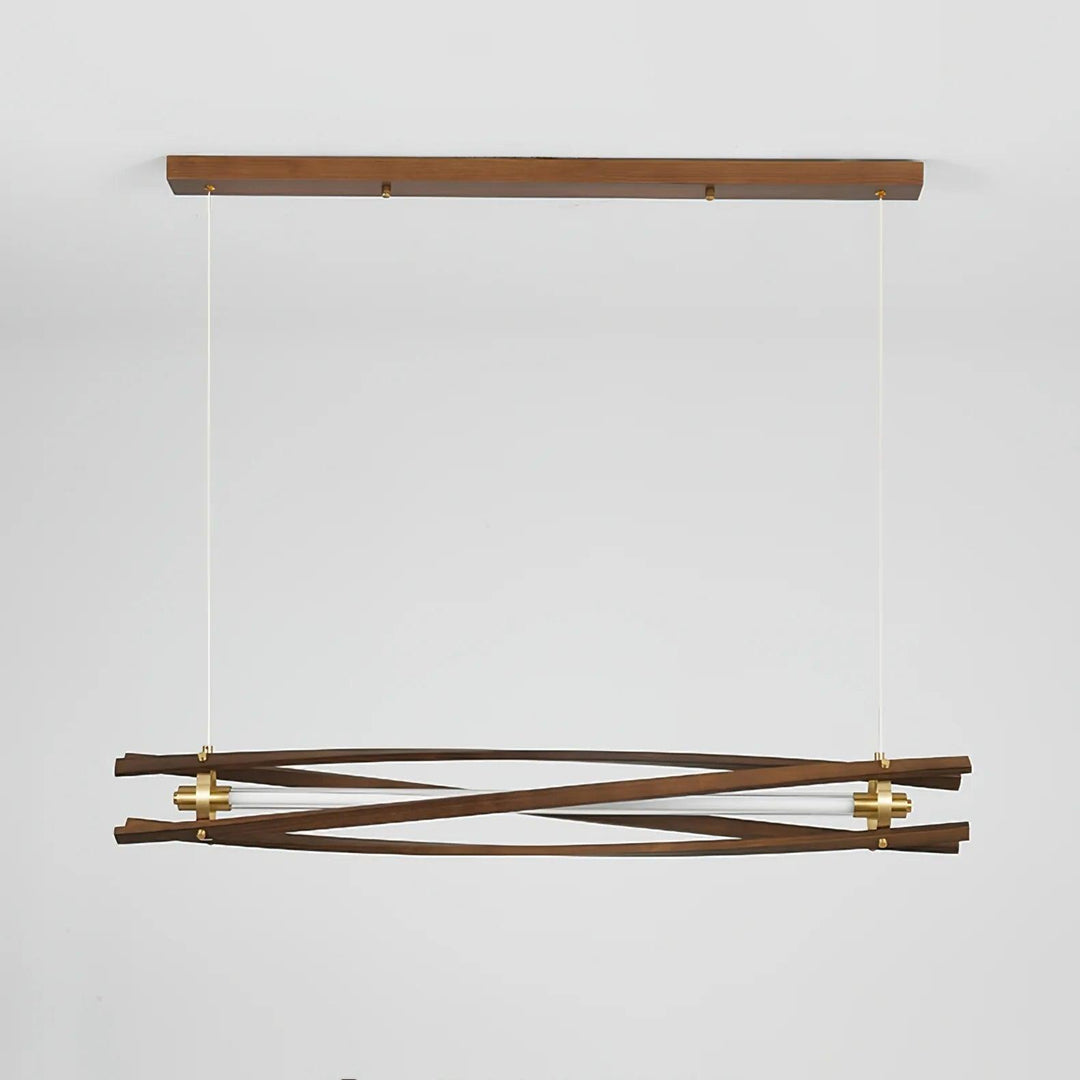 Axis Wood Chandelier – Modern Elegance with Organic Wooden Design | Vinlighting | Vinlighting