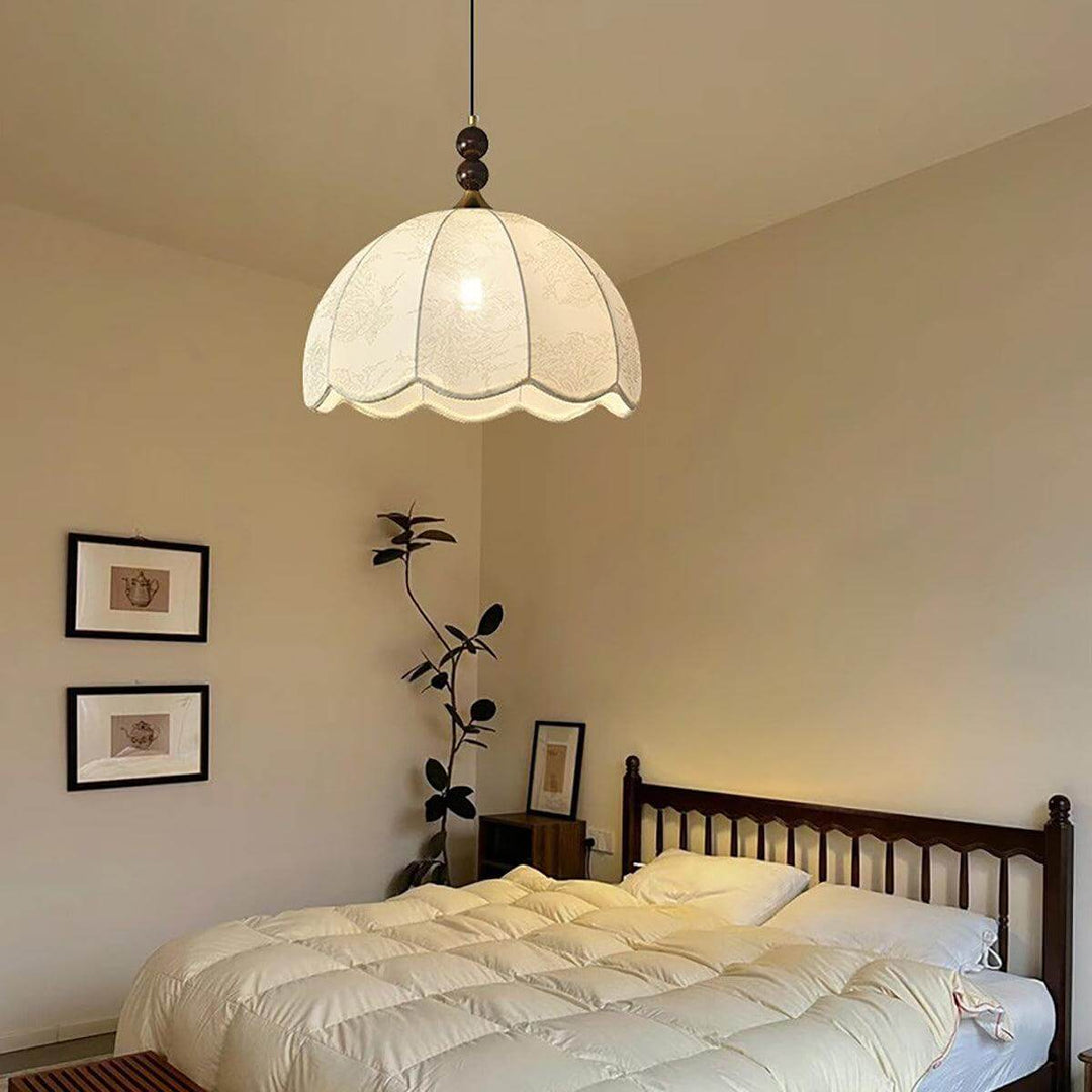 Bloom Pendant Light– Vintage Petal Design with Gold Accents | Vinlighting | Vinlighting