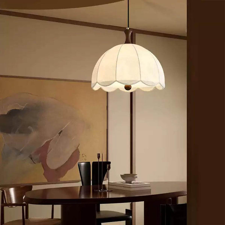 Bloom Pendant Light– Vintage Petal Design with Gold Accents | Vinlighting | Vinlighting
