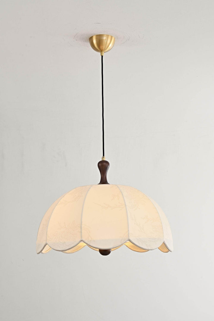 Bloom Pendant Light– Vintage Petal Design with Gold Accents | Vinlighting | Vinlighting