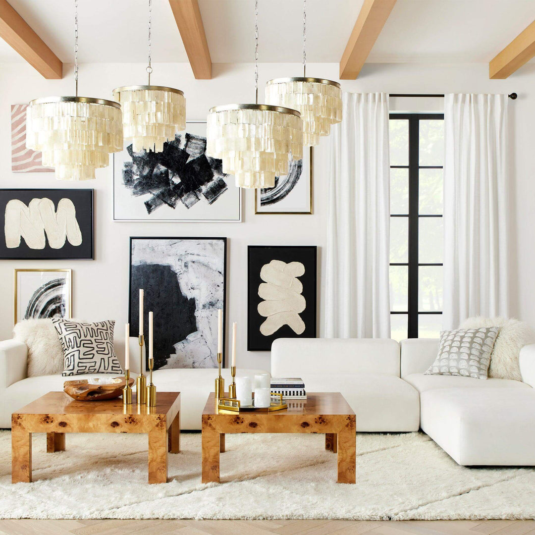 Boho Shell Pendant Light - Hanging Lamp for Dining Room and Bedroom | Vinlighting | Vinlighting