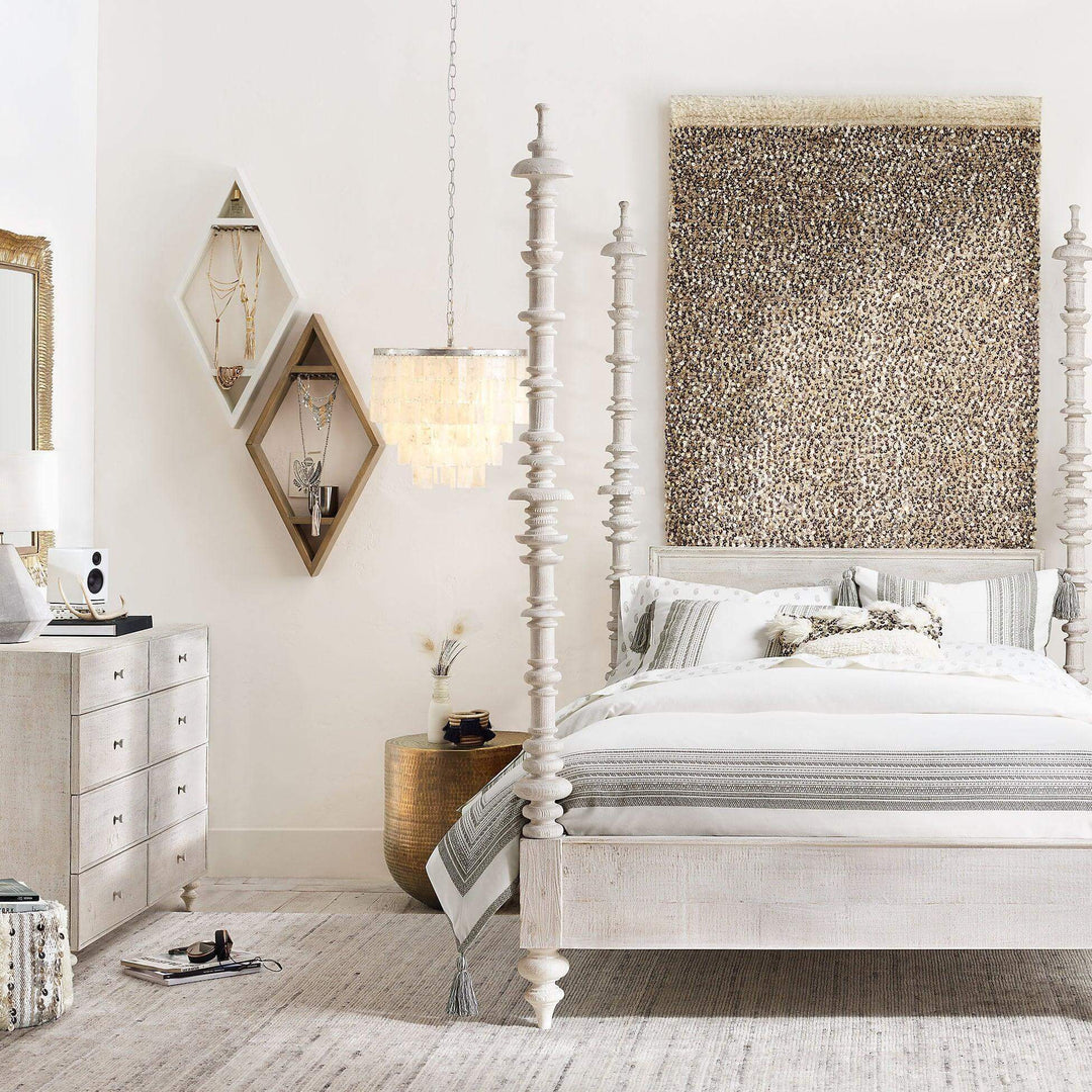 Boho Shell Pendant Light - Hanging Lamp for Dining Room and Bedroom | Vinlighting | Vinlighting