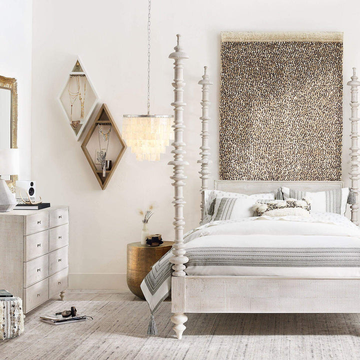 Boho Shell Pendant Light - Hanging Lamp for Dining Room and Bedroom | Vinlighting | Vinlighting