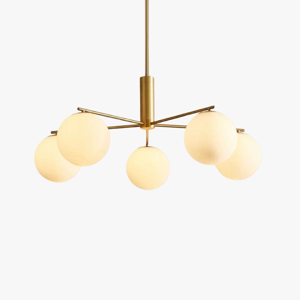 Briette Chandelier โ Elegant Semi-Circular Glass Design for Any Space | Vinlighting | Vinlighting