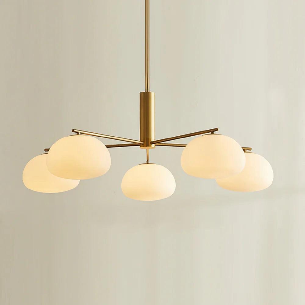 Briette Chandelier โ Elegant Semi-Circular Glass Design for Any Space | Vinlighting | Vinlighting