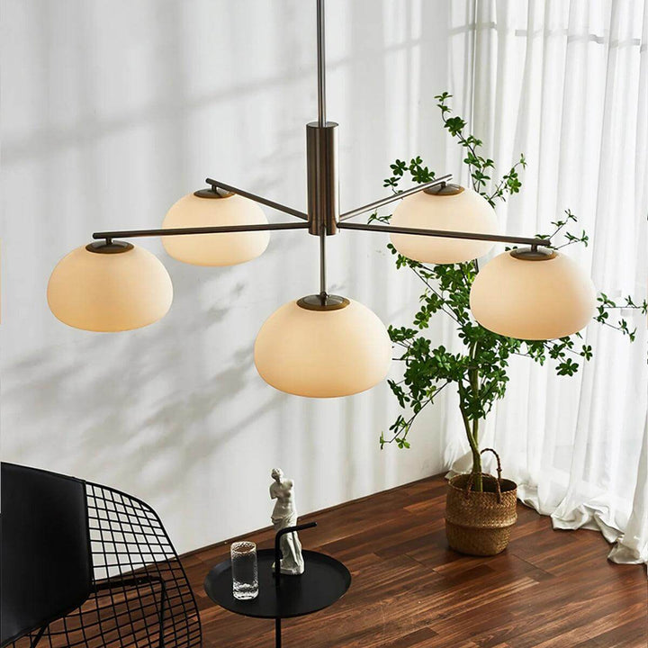 Briette Chandelier โ Elegant Semi-Circular Glass Design for Any Space | Vinlighting | Vinlighting