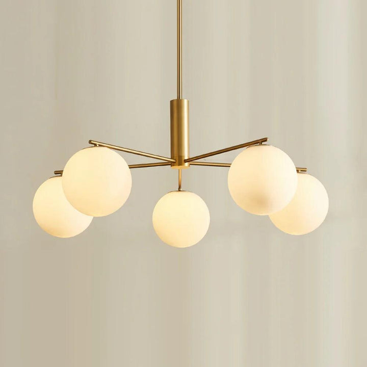 Briette Chandelier โ Elegant Semi-Circular Glass Design for Any Space | Vinlighting | Vinlighting