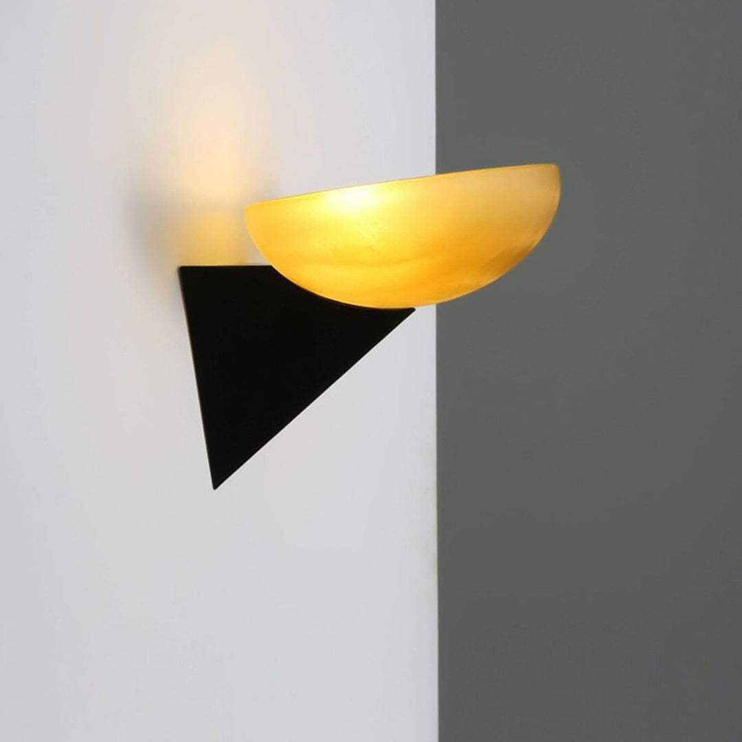 Carlo Wall Sconce โ Vintage Frosted Glass & Black Iron Wall Lamp | Vinlighting | Vinlighting
