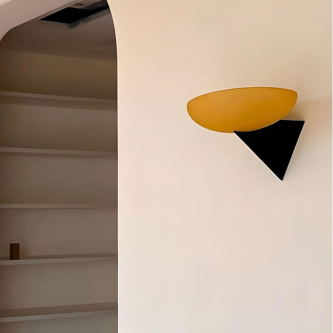 Carlo Wall Sconce โ Vintage Frosted Glass & Black Iron Wall Lamp | Vinlighting | Vinlighting