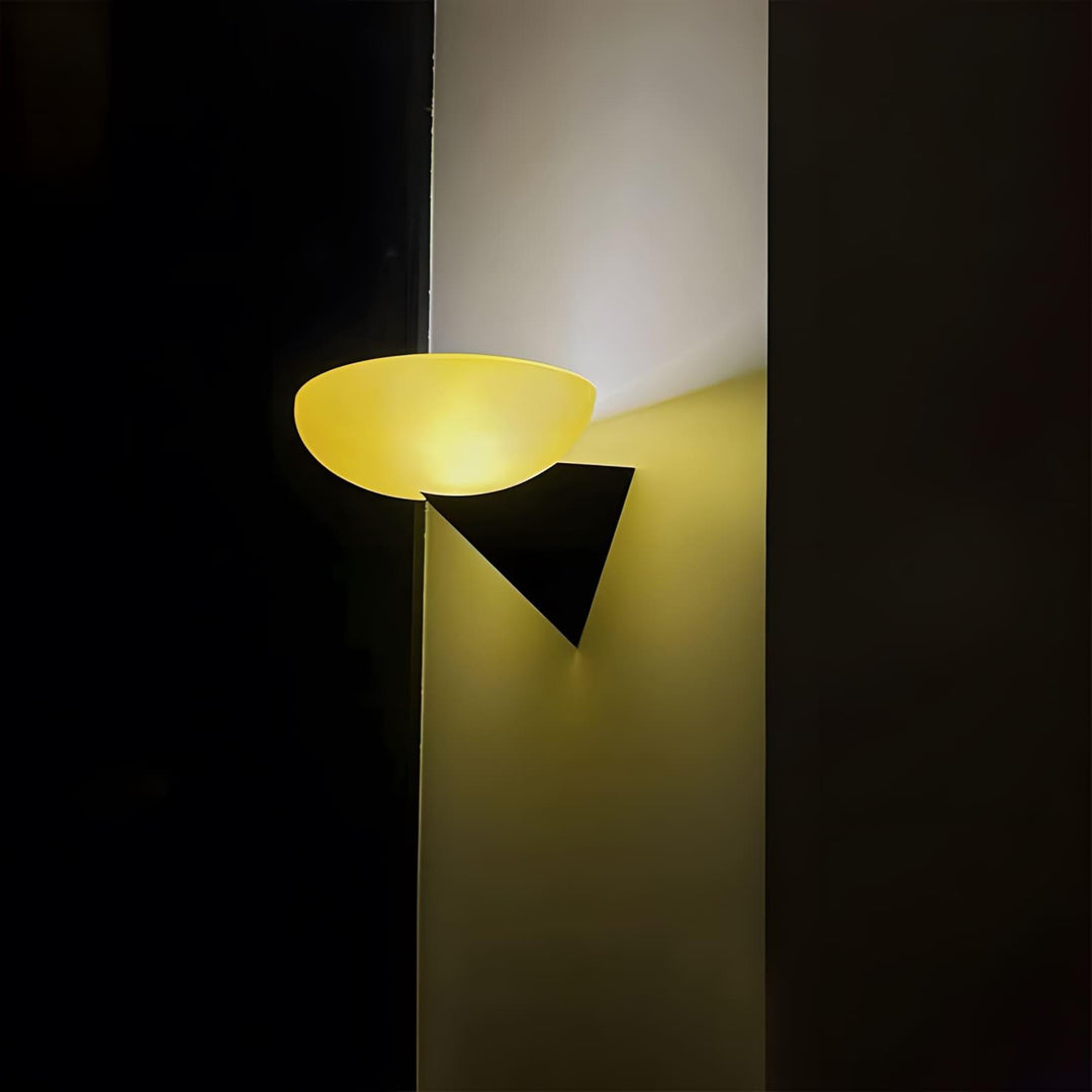 Carlo Wall Sconce โ Vintage Frosted Glass & Black Iron Wall Lamp | Vinlighting | Vinlighting