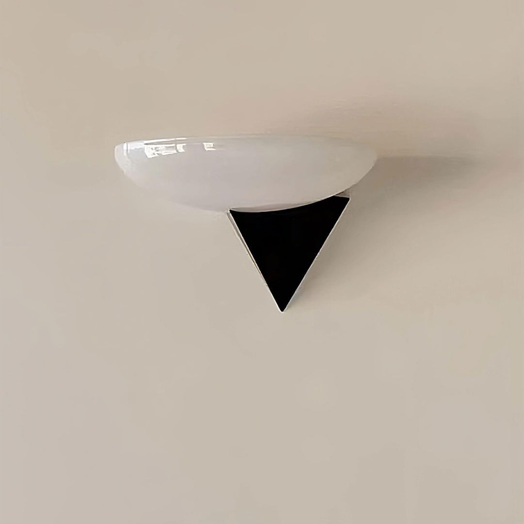 Carlo Wall Sconce โ Vintage Frosted Glass & Black Iron Wall Lamp | Vinlighting | Vinlighting