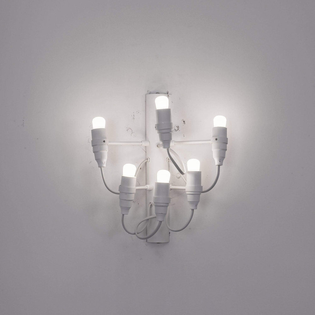 Classic 2097 wall sconce with 6 heads, perfect mid-century wall lights for sitting or drawing room.