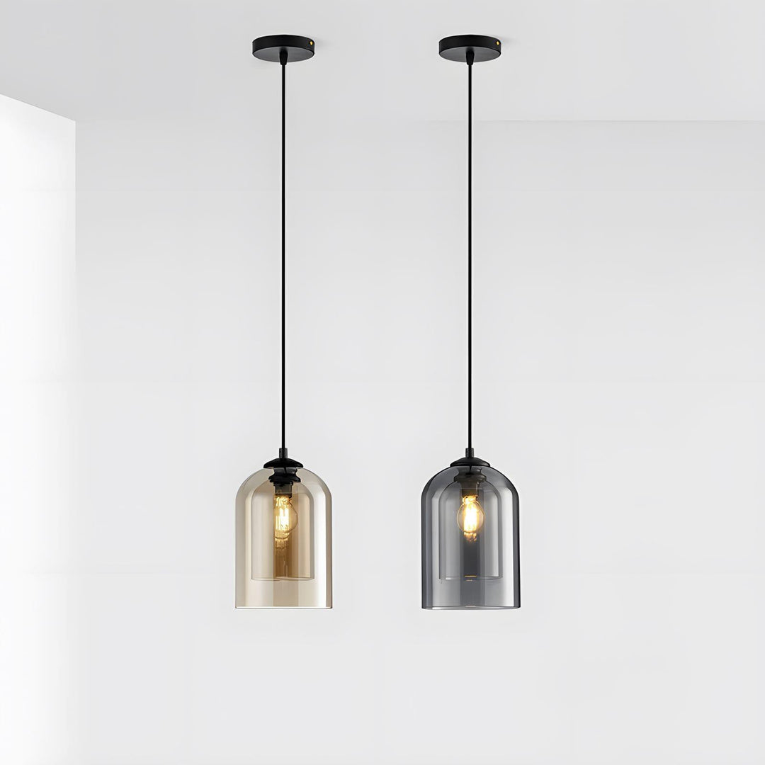 Contemporary Glass Hanging Lamp for Kitchen Island and Dining Room | Vinlighting | Vinlighting