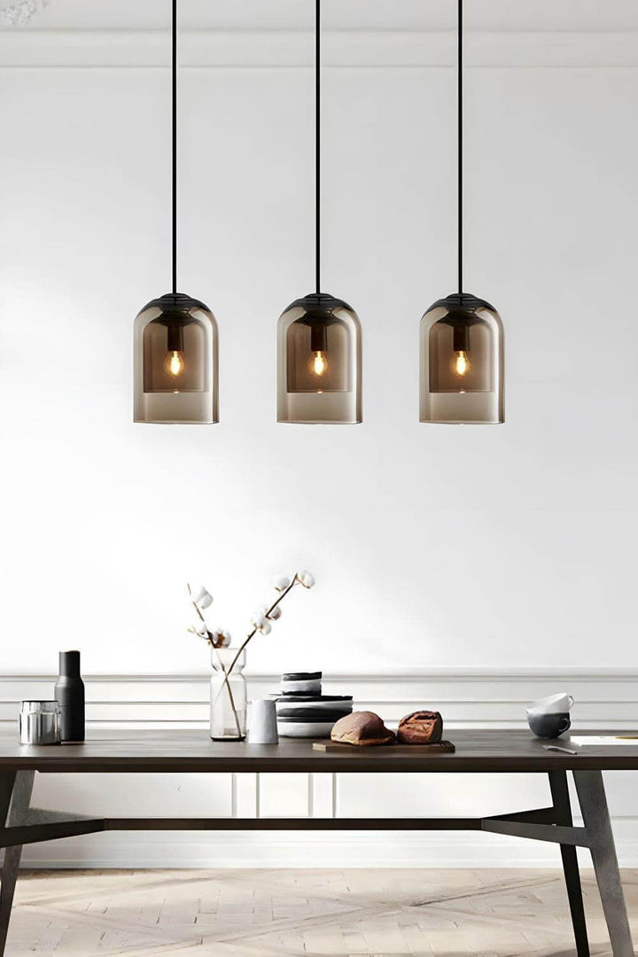 Contemporary Glass Hanging Lamp for Kitchen Island and Dining Room | Vinlighting | Vinlighting